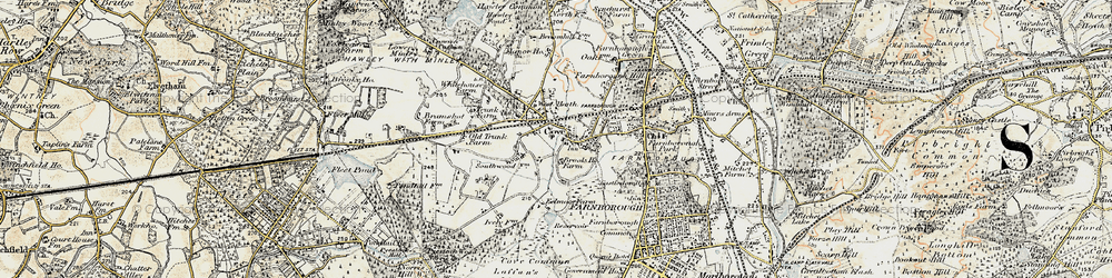 Old map of Rafborough in 1897-1909