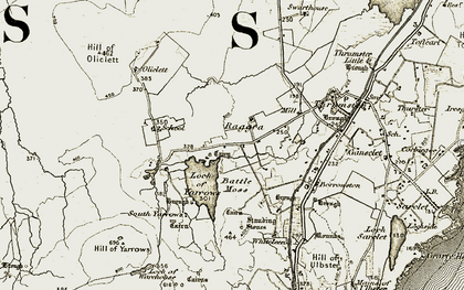 Old map of Raggra in 1912