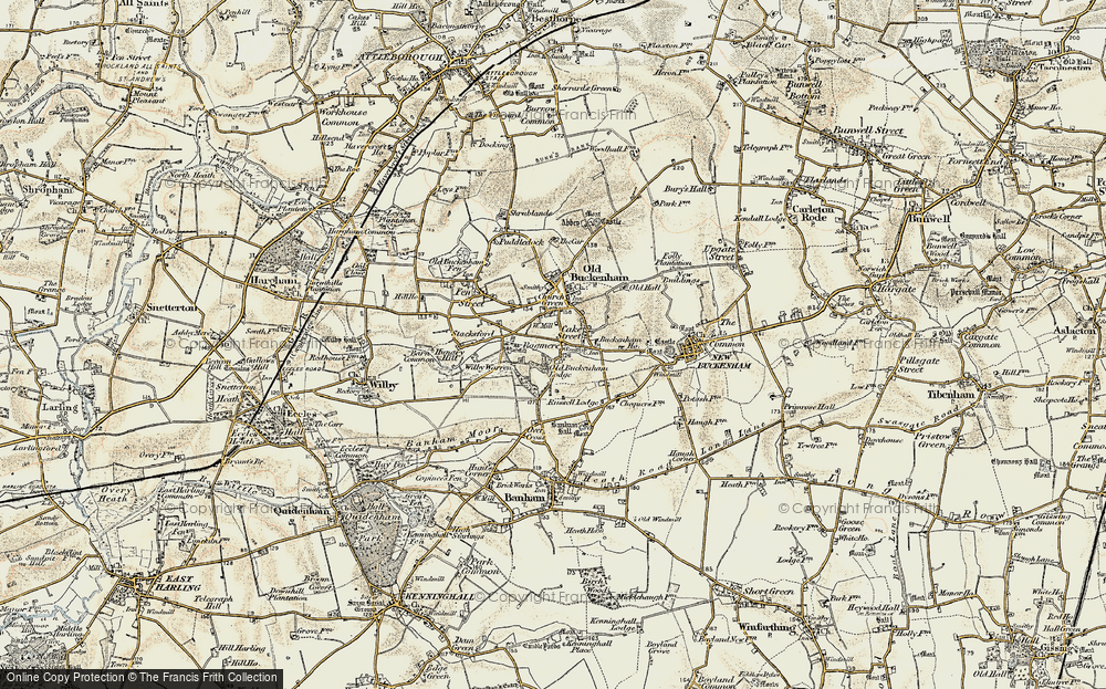 Old Map of Ragmere, 1901 in 1901