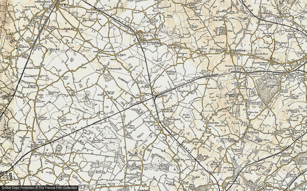 Old Map of Rainford Junction, 1902-1903 in 1902-1903