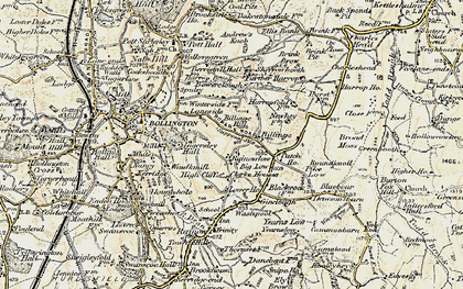 Old map of Big Low in 1902-1903