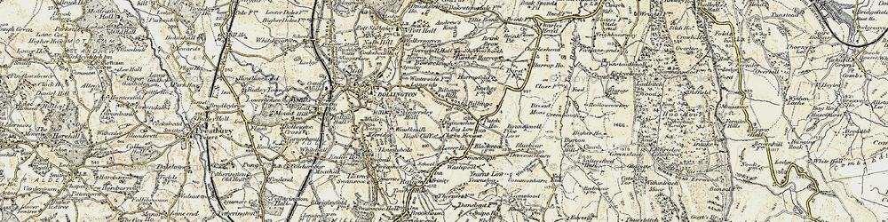 Old map of Big Low in 1902-1903