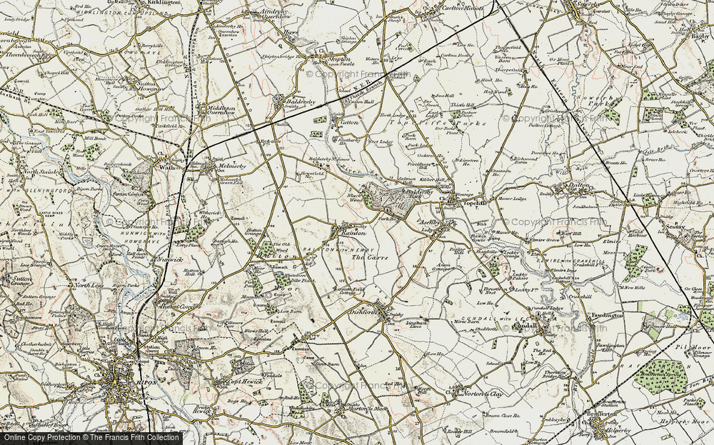 Old Map of Rainton, 1903-1904 in 1903-1904