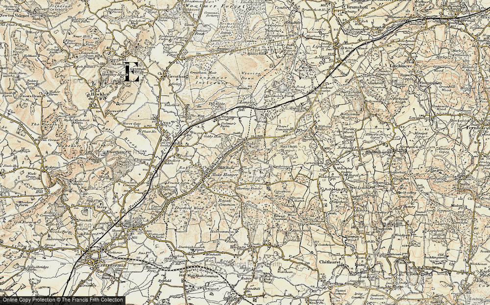 Old Map of Rake, 1897-1900 in 1897-1900