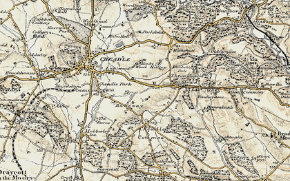 Old map of Rakeway in 1902