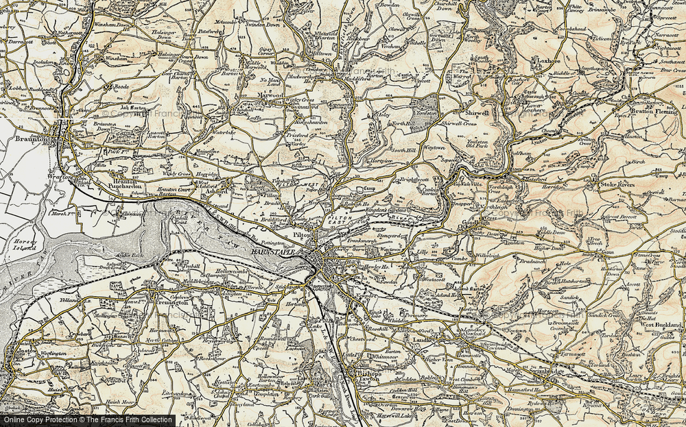 Old Map of Raleigh, 1900 in 1900