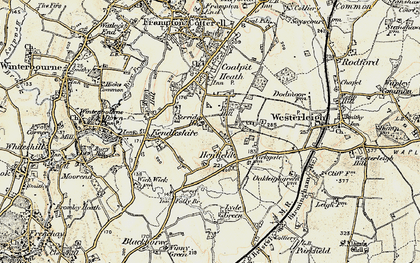 Old map of Ram Hill in 1899