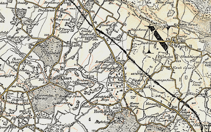 Old map of Ram Lane in 1897-1898