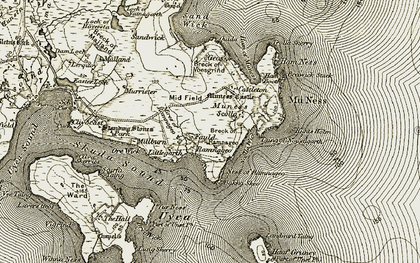 Old map of Bakka Skeo in 1912