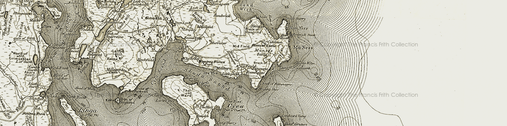 Old map of Bakka Skeo in 1912