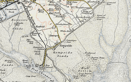 Old map of Rampside in 1903-1904