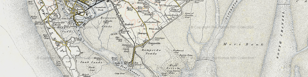 Old map of Barren Point Scar in 1903-1904