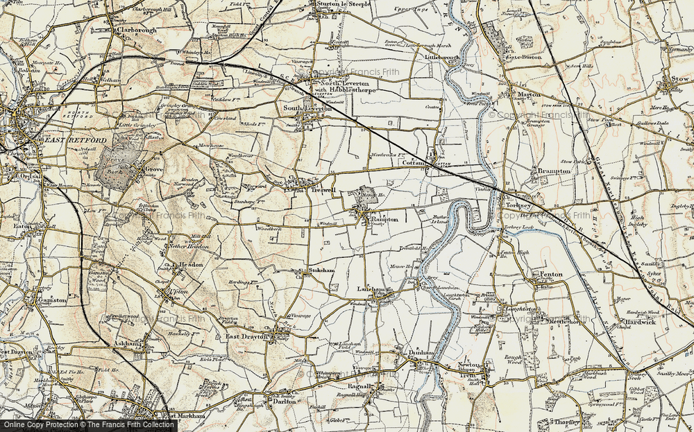 Old Map of Rampton, 1902-1903 in 1902-1903