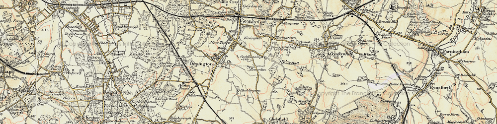 Old map of Ramsden in 1897-1902