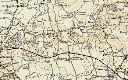 Old map of Ramsden Heath in 1898