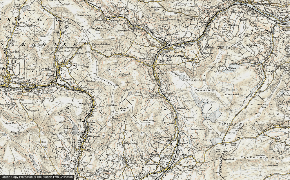Old Map of Ramsden Wood, 1903 in 1903