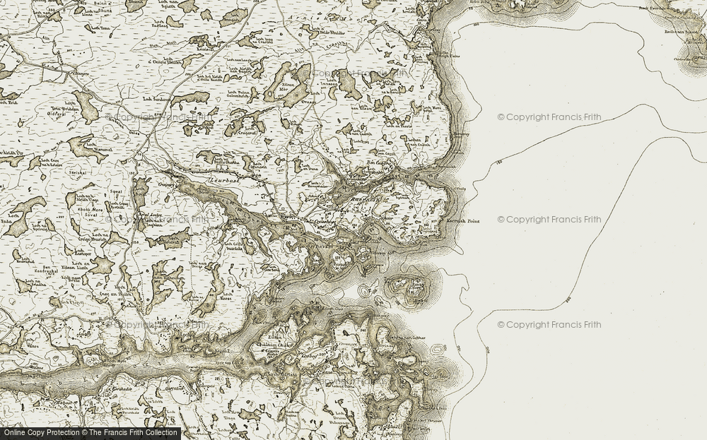 Old Map of Ranais, 1909-1911 in 1909-1911