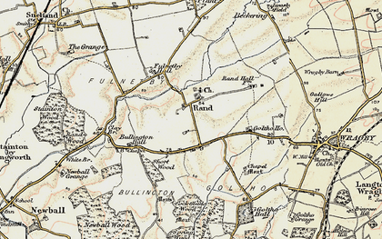 Old map of Rand in 1902-1903