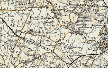 Old map of Rapkyns in 1898