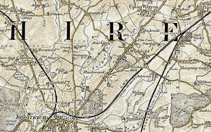 Old map of Rashwood in 1899-1902