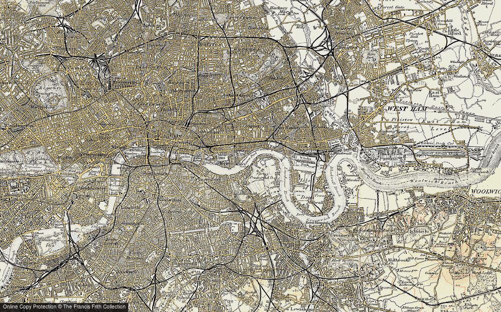 Old Map of Ratcliff, 1897-1902 in 1897-1902