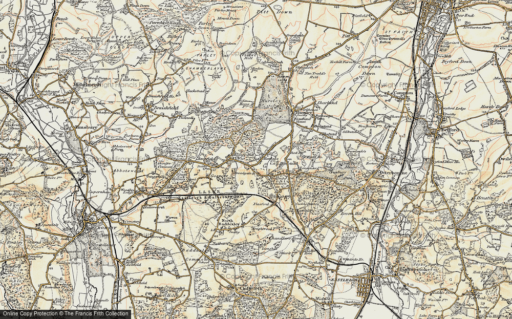 Old Map of Ratlake, 1897-1909 in 1897-1909
