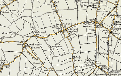 Old map of Barrycott Lodge in 1901-1902