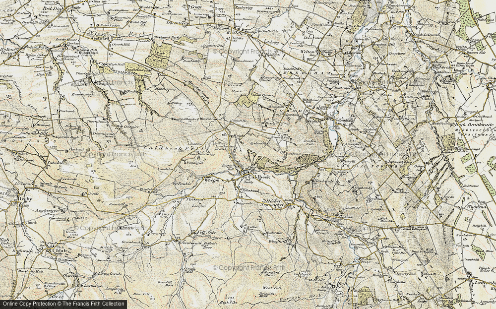 Old Map of Ratten Row, 1901-1904 in 1901-1904