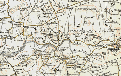 Old map of Belle Vue in 1903-1904