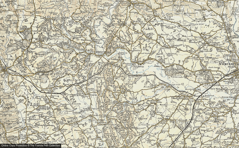 Old Map of Ravenhills Green, 1899-1902 in 1899-1902