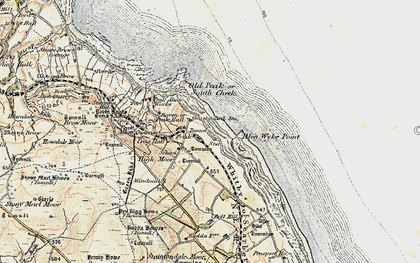 Old map of Ravenscar in 1903-1904