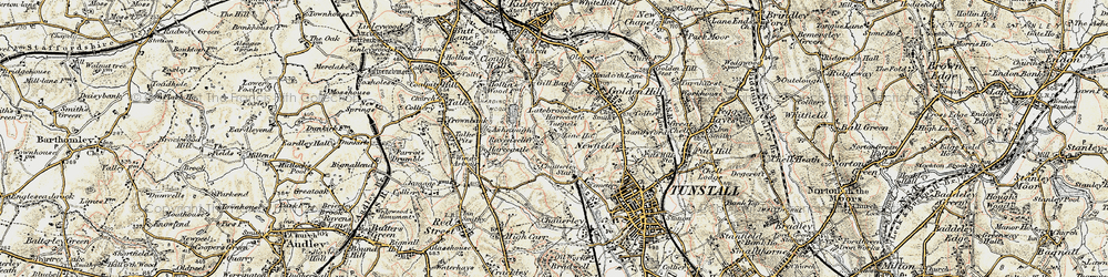 Old map of Ravenscliffe in 1902