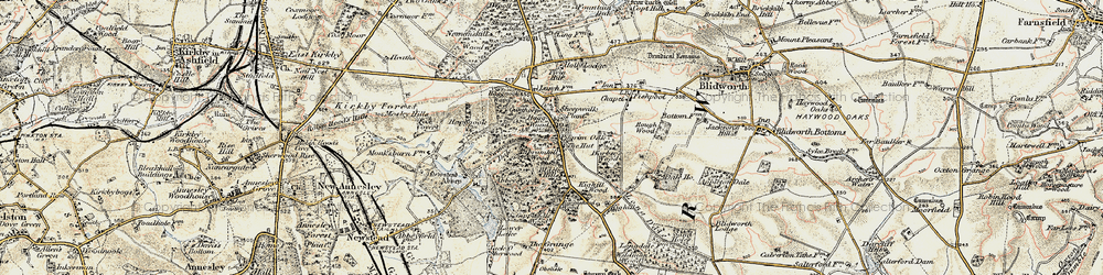 Old map of Abbey Wood in 1902-1903