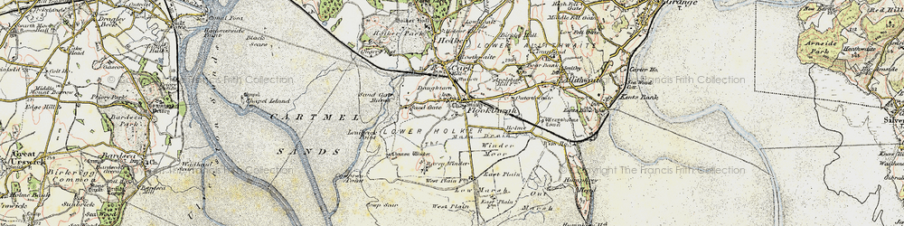 Old map of Ravenstown in 1903-1904