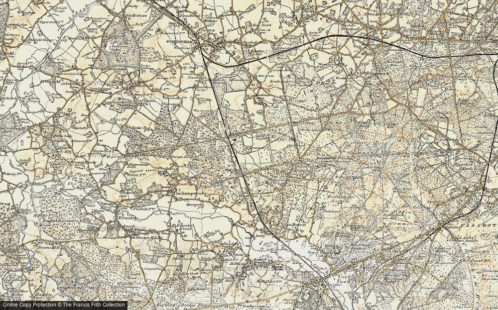 Historic Ordnance Survey Map Of Ravenswood Village Settlement 1897 1909