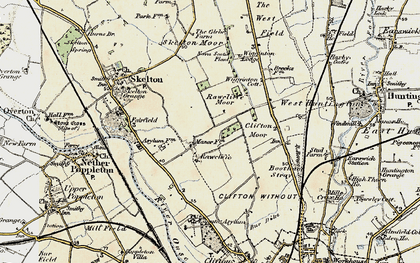 Old map of Rawcliffe in 1903-1904