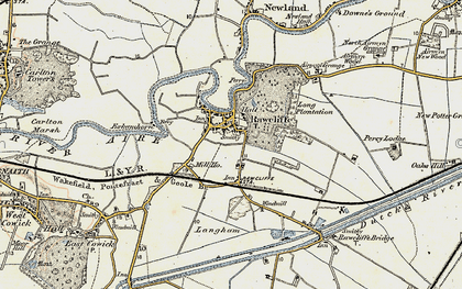 Old map of Rawcliffe in 1903