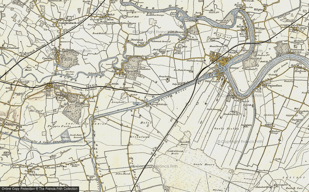 Old Map of Rawcliffe Bridge, 1903 in 1903