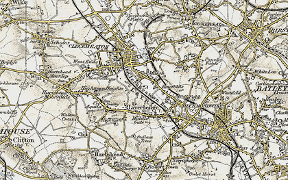 Old map of Rawfolds in 1903