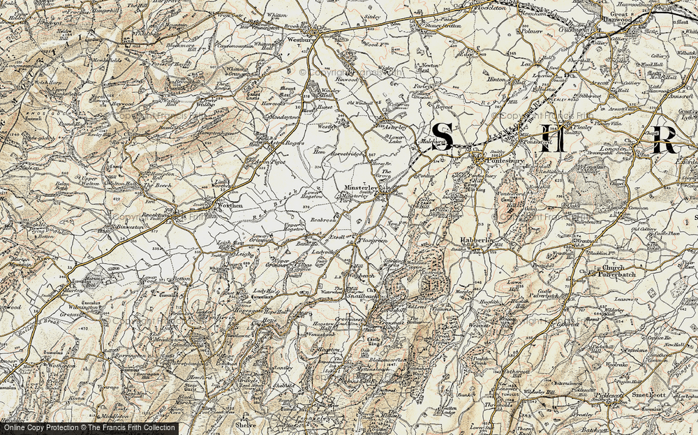 Old Map of Reabrook, 1902-1903 in 1902-1903