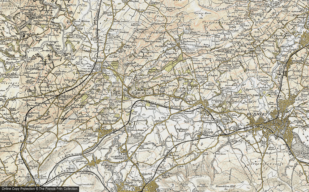 Old Maps of Read Hall, Lancashire - Francis Frith