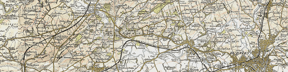 Old map of Read in 1903-1904