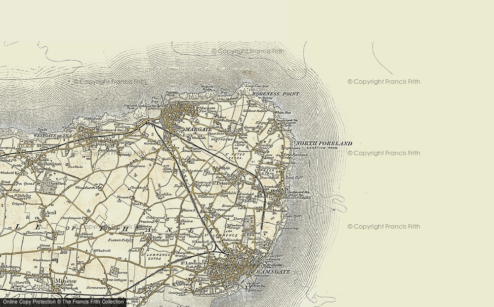 Old Map of Reading Street, 1898-1899 in 1898-1899