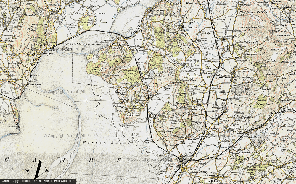 Old Maps of Leighton Moss (Nature Reserve), Lancashire