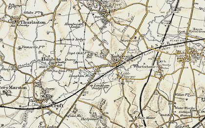 Old map of Red Hill in 1901-1903