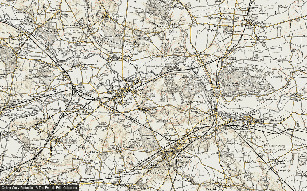 Old Map of Red Hill, 1903 in 1903
