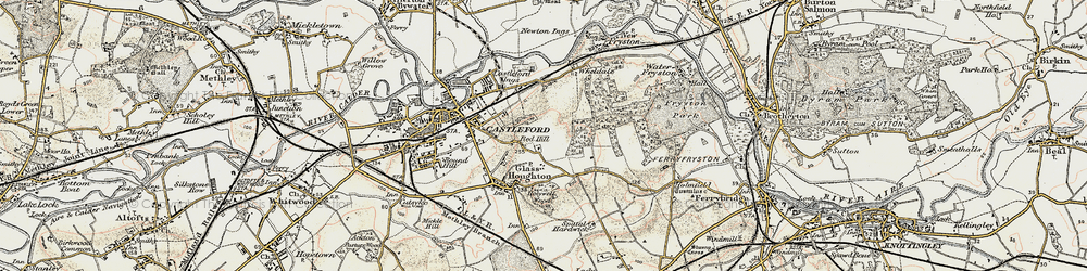 Old map of Red Hill in 1903
