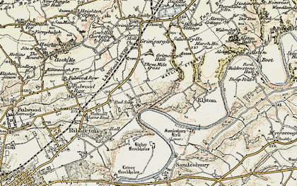 Old map of Red Scar in 1903