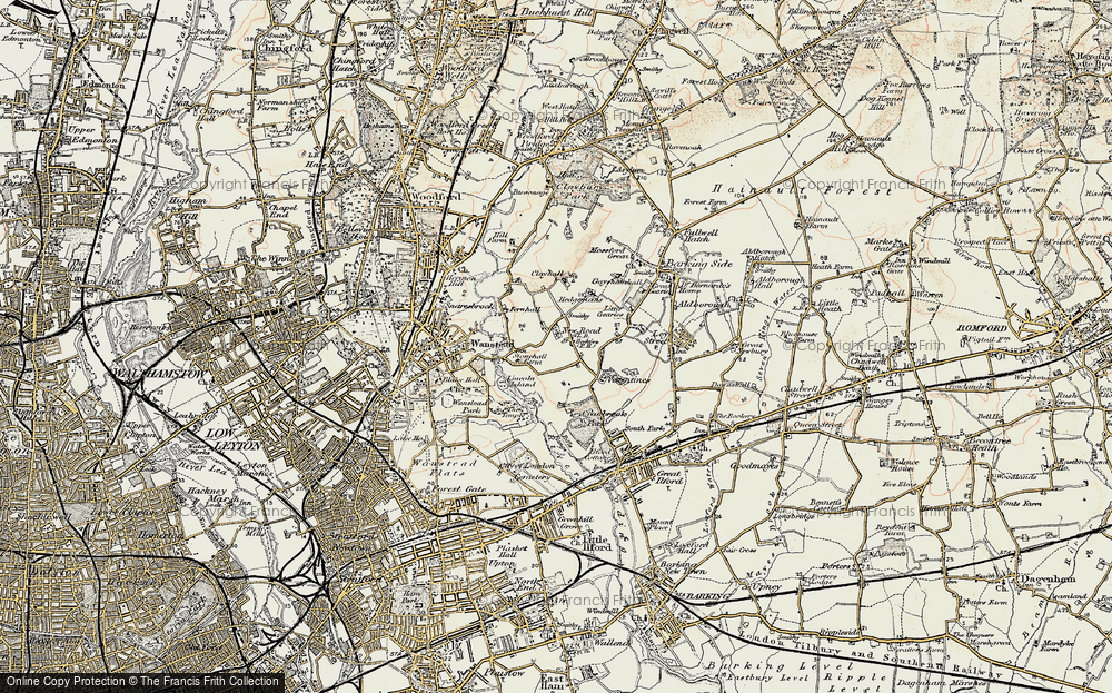Old Map of Redbridge, 1897-1898 in 1897-1898