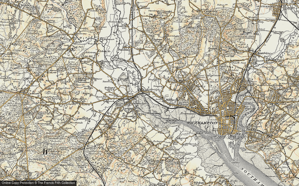 Old Map of Redbridge, 1897-1909 in 1897-1909